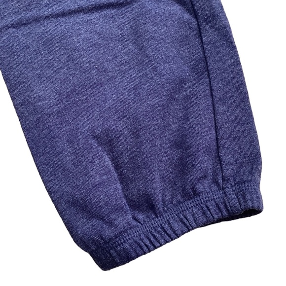 Justice navy blue Love sweatpants | girls 10 | elastic ankle play spring winter - Picture 4 of 8